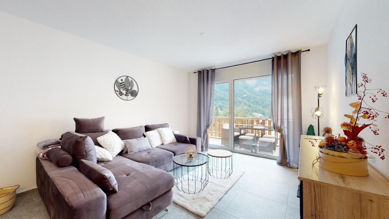 Apartment With Sauna And Mountain View Leukerbad Exterior foto